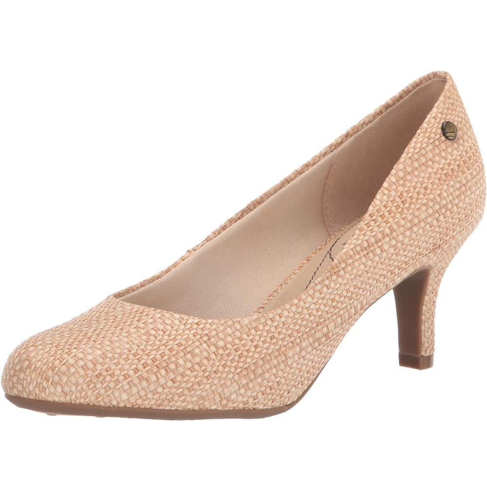LifeStride Womens Parigi Pump, Natural, 6.5